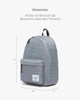 HERSCHEL SUPPLY HERSCHEL CLASSIC XL BACKPACK RAVEN CROSSHATCH ONE SIZE New