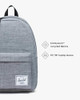 HERSCHEL SUPPLY HERSCHEL CLASSIC XL BACKPACK RAVEN CROSSHATCH ONE SIZE New