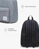 HERSCHEL SUPPLY HERSCHEL CLASSIC XL BACKPACK RAVEN CROSSHATCH ONE SIZE New