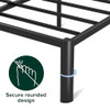 ZINUS VAN 16" METAL PLATFORM BED, NO BOX SPRING, BLACK, QUEEN