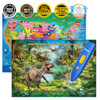Bilingual Interactive for Kids Talking USA Map Dinosaur Poster for Kids Learning Bilingual Interactive for Kids Talking USA Map Dinosaur Poster for Kids Learning