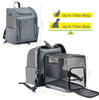 WILDGOGO EXPANDABLE PET CARRIER AIRLINE-APPROVED FOLDABLE AND DETACHABLE - GRAY