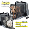 WILDGOGO EXPANDABLE PET CARRIER AIRLINE-APPROVED FOLDABLE AND DETACHABLE - GRAY