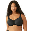 WACOAL WOMEN'S BASIC BEAUTY CONTOUR T-SHIRT BRA SIZE WOMEN 40DD BLACK