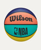 WILSON NBA DRV ALTERNATING OUTDOOR BASKETBALL 5 - GREEN / ORANGE / TEAL / PINK