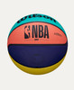 WILSON NBA DRV ALTERNATING OUTDOOR BASKETBALL 5 - GREEN / ORANGE / TEAL / PINK
