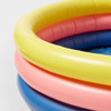 SUN SQUAD 3 RING POOL 105 GAL ROUND KIDDIE POOL - YELLOW/PINK/NAVY