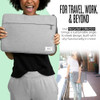 Solo New York LapTop Bag Sleeve for Men & Women - Travel Case, UBN105-10 - Gray New Solo New York LapTop Bag Sleeve for Men & Women - Travel Case, UBN105-10 - Gray New