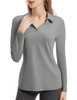 FKEEP WOMEN TENNIS GOLF SHIRT LONG SLEEVED TOP SPORT ACTIVEWEAR LIGHT GREY M FKEEP WOMEN TENNIS GOLF SHIRT LONG SLEEVED TOP SPORT ACTIVEWEAR LIGHT GREY M