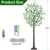 FASTDENG Lighted Olive Trees Artificil 5FT 90LED Lights Decore Brown/Green