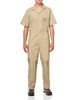 DICKIES MENS SHORT SLEEVE COVERALLS - SIZE: MEN S - KHAKI