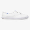 KEDS WOMEN'S CHAMPION LEATHER LACE UP SNEAKER - SIZE: WOMEN 9 - WHITE