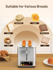 KEENSTAR TOUCH SCREEN 2-SLICE TOASTER WITH 6 BROWNING 900W ST-265TC - SILVER