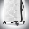 AMERICAN TOURISTER NXT HARDSIDE LARGE CHECKED SPINNER SUITCASE - WHITE 28