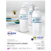 AVERY DURABLE WATERPROOF WRAPAROUND RECTANGLE LABELS, 1-1/4" X 9-3/4", NEW New