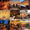 YESCOM 11SSL005-50FT-06 48FT. 15 LED SOLAR STRING LIGHT KIT WARM WHITE