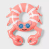 SUN SQUAD CRAB SWIM TUBE WATER FLOATS AND INFLATABLES - PINK/WHITE