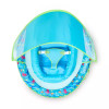 SWIMWAYS INFANT SPRING FLOAT WITH SUN CANOPY - BLUE New