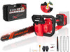 TAIDRA 12" CHAINSAW COMPATIBLE FOR MWK 18V NO BATTERY - TOOL ONLY RED