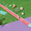 SUN SQUAD 40' DOUBLE INFLATABLE WATER SLIDES XL - PINK/BLUE