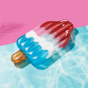 SUN SQUAD POPSICLE LOUNGE FLOAT WITH GLITTER SUN SQUAD POPSICLE LOUNGE FLOAT WITH GLITTER