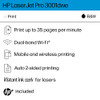 HP LaserJet Pro 3001dwe Wireless Black & White Printer with HP+ - White/Gray
