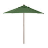 SHADE BASICS 11-FOOT ROUND EVERGREEN SERIES FAUX-WOOD PATIO UMBRELLA