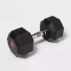 ALL IN MOTION HEX DUMBBELL 40LB - BLACK ALL IN MOTION HEX DUMBBELL 40LB - BLACK