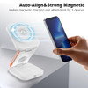 EFAITHFIX Upgrated 3 in 1 Wireless Charging Station Foldable Fast Wireless
