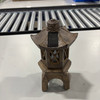 MILISTEN OUTDOOR TOWER SCULPTURE ZEN DECOR WEATHER RESISTANT - RUSTY BROWN