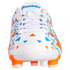 FRANKLIN SPORTS SIZE 13 YOUTH SOCCER CLEATS - SIZE: MEN Y-13 - WHITE/ORANGE/BLUE