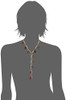 REBECCA MINKOFF MULTI TASSEL Y-SHAPED NECKLACE - GOLD New REBECCA MINKOFF MULTI TASSEL Y-SHAPED NECKLACE - GOLD New