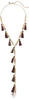 REBECCA MINKOFF MULTI TASSEL Y-SHAPED NECKLACE - GOLD New REBECCA MINKOFF MULTI TASSEL Y-SHAPED NECKLACE - GOLD New
