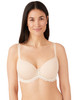 WACOAL WOMEN'S EMBRACE LACE CONTOUR BRA, NATURALLY NUDE/IVORY, SIZE 38DD