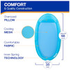 SWIMWAYS SPRING FLOAT INFLATABLE POOL LOUNGER HYPER-FLATE VALVE 6069485 BLUE