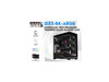 DIYPC IDX5-BK-ARGB Black Dual USB3.0/Type C Tempered Glass ATX Gaming Computer