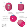 ULTIMATE EARS WONDERBOOM 4 OUTDOOR SPEAKERS BLUETOOTH WATERPROOF SR0192 - PINK ULTIMATE EARS WONDERBOOM 4 OUTDOOR SPEAKERS BLUETOOTH WATERPROOF SR0192 - PINK