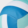 SUN SQUAD HYDRO VOLLEYBALL WATER BALL - WHITE,TEAL,DARK BLUE STRIPES SUN SQUAD HYDRO VOLLEYBALL WATER BALL - WHITE,TEAL,DARK BLUE STRIPES