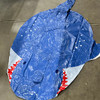SUN SQUAD SHARK FLOAT PVC NOVELTY POOL TOY, 183 LBS CAPACITY - BLUE SHARK