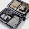 OPEN STORY 7PC PACKING CUBE SET WITH COMPRESSION - BLACK