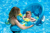 POOLMASTER MOMMY AND ME SWIMMING POOL BABY FLOAT WITH SUN SHADE, 1 CHILD - BLUE New