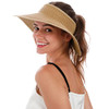 Simplicity Women's Summer Foldable Wide Brim Beach Hats Straw Sun Visor Hat New