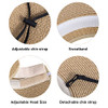 Simplicity Women's Summer Foldable Wide Brim Beach Hats Straw Sun Visor Hat New