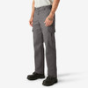 DICKIES MEN'S FLEX REGULAR FIT CARGO PANTS SIZE MEN 36X32L GRAVEL GRAY New