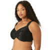 WACOAL WOMEN'S AWARENESS FULL FIGURE UNDERWIRE BRA WOMEN 38DD BLACK New