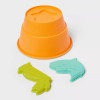 SUN SQUAD MONKEY PLAY COMBO SET SAND TOYS - ORANGE/YELLOW/RED New