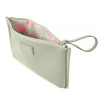 FULTON BAG CO. LEATHERETTE SNACK POUCH SACK 2PK - PEACHES - MINT/PINK New