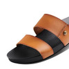 CJ2827 REEF WOMEN'S, CUSHION VISTA SLIDE, SIZE WOMEN 8 (JP W25) - COGNAC BLACK