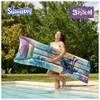 SWIMWAYS STITCH SUNTANNER POOL FLOAT - WHITE/BLUE/PURPLE