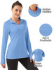 FKEEP WOMEN'S POLO SHIRTS LONG SLEEVE UPF 50+ TENNIS GOLF WOMEN S BLUE New FKEEP WOMEN'S POLO SHIRTS LONG SLEEVE UPF 50+ TENNIS GOLF WOMEN S BLUE New